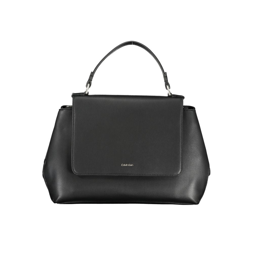 Black Polyester Handbag-Calvin Klein-LabelTerrace.com