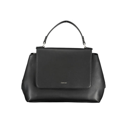 Black Polyester Handbag-Calvin Klein-LabelTerrace.com