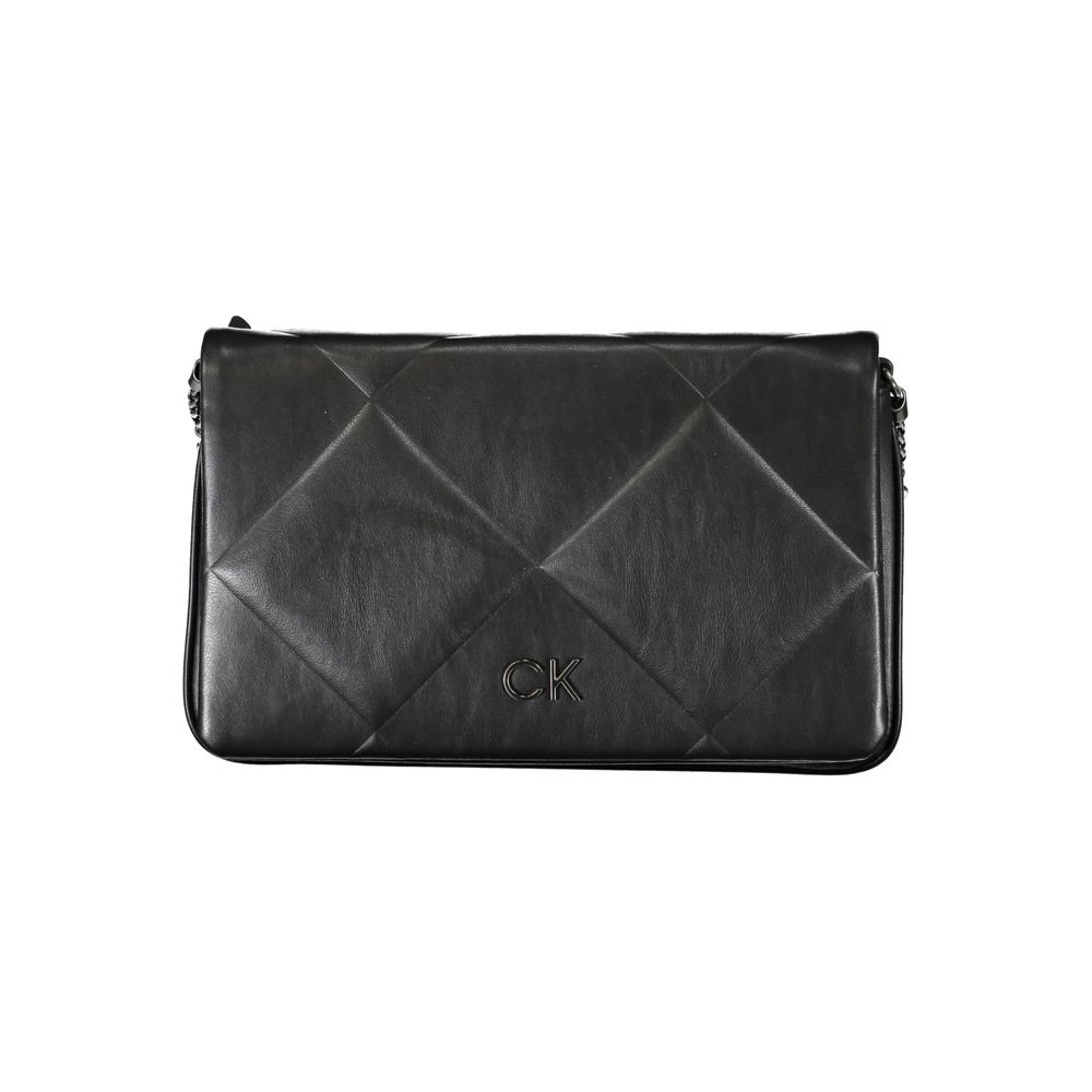 Black Polyester Handbag-Calvin Klein-LabelTerrace.com