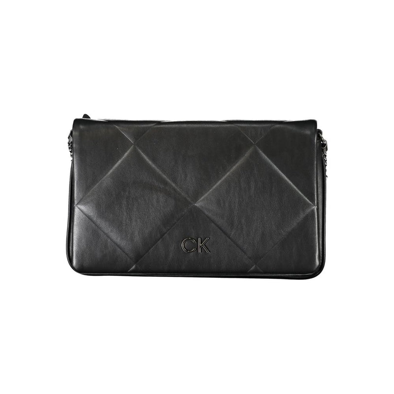 Black Polyester Handbag-Calvin Klein-LabelTerrace.com