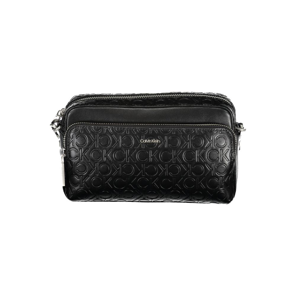 Black Polyester Handbag-Calvin Klein-LabelTerrace.com