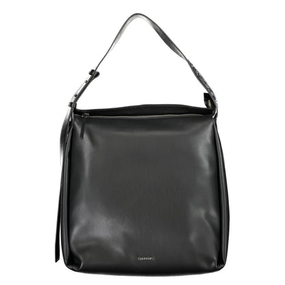 Black Polyester Handbag-Calvin Klein-LabelTerrace.com