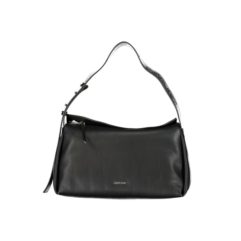 Black Polyester Handbag-Calvin Klein-LabelTerrace.com