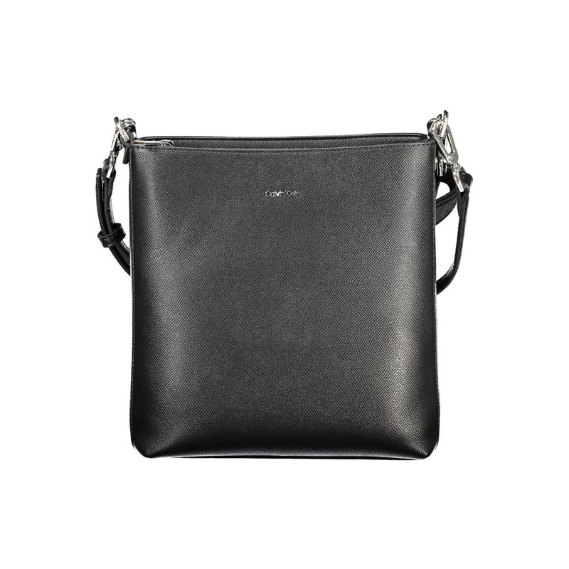 Black Polyester Handbag