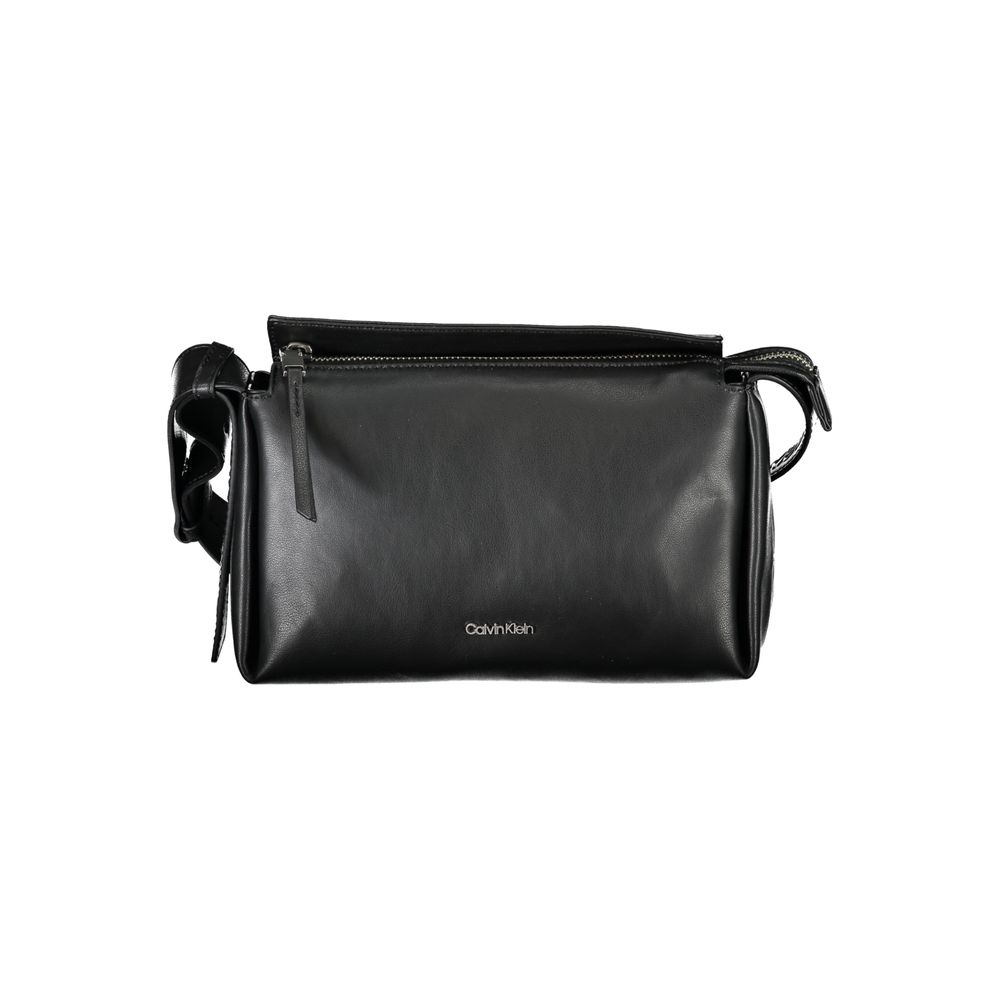 Black Polyester Handbag-Calvin Klein-LabelTerrace.com