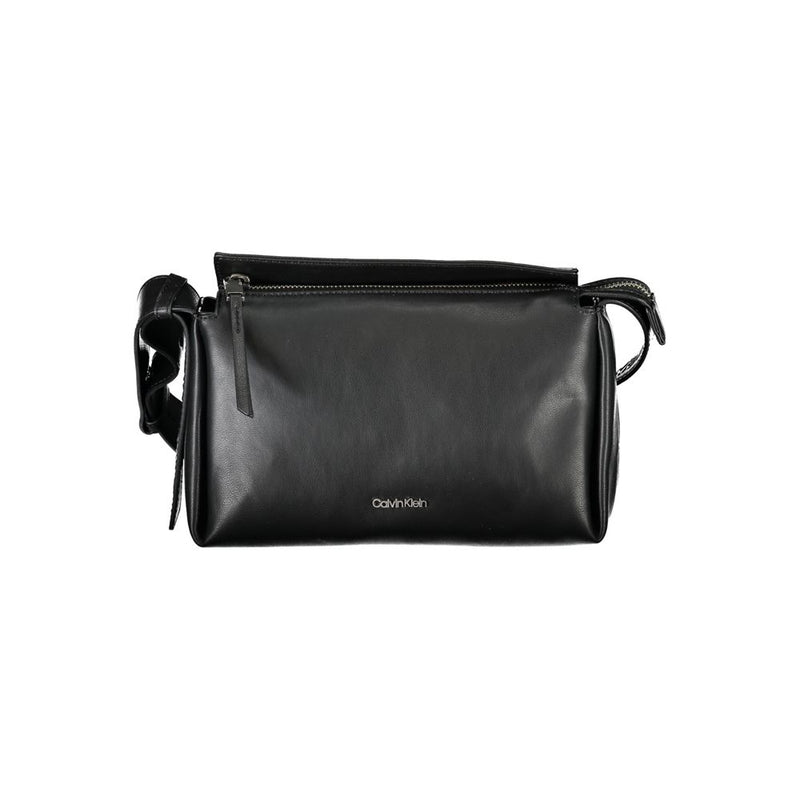Black Polyester Handbag-Calvin Klein-LabelTerrace.com
