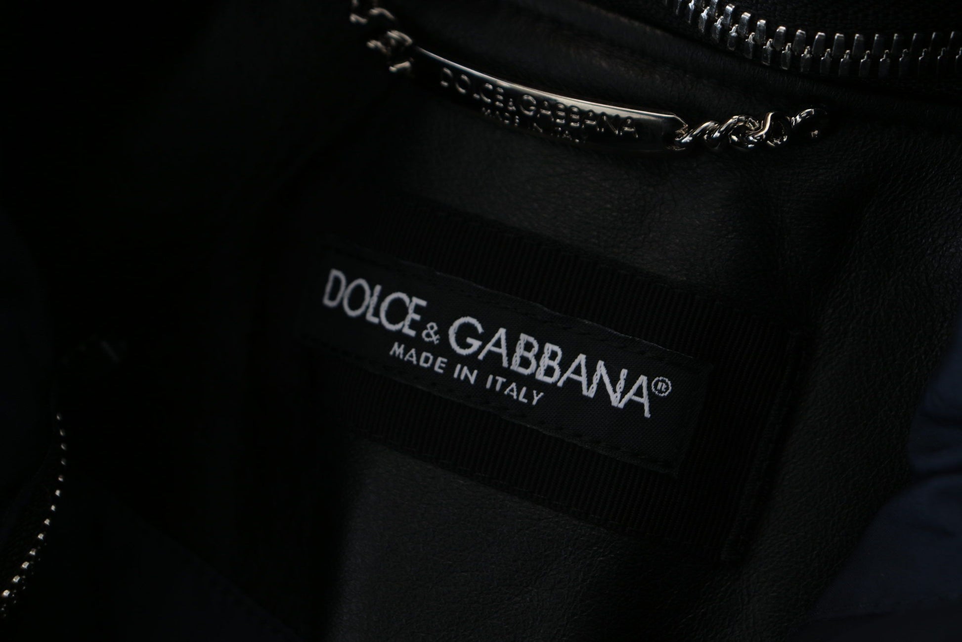 Black Polyester Hooded Blouson Coat Jacket