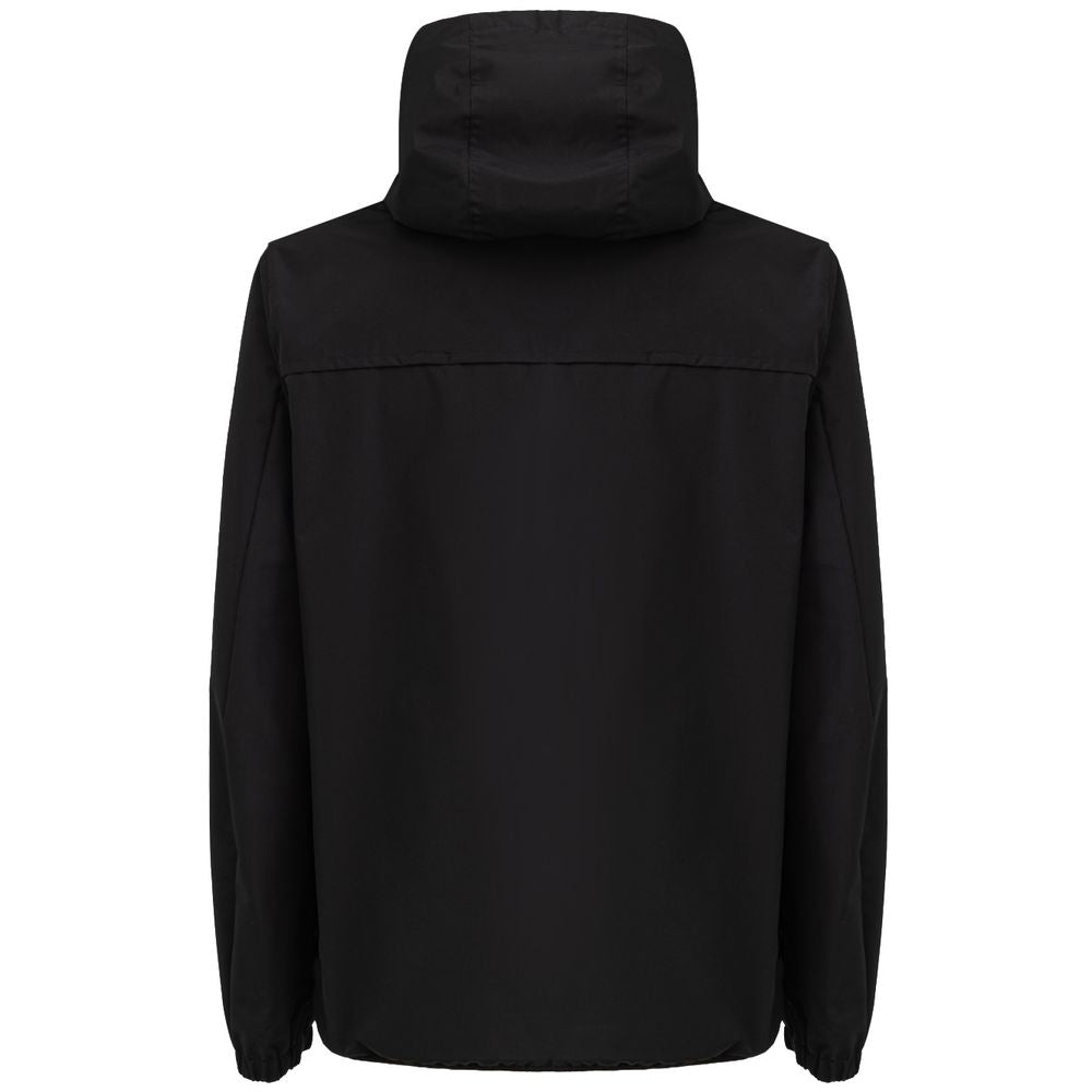 Black Polyester Jackets & Coat
