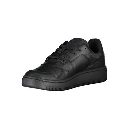 Black Polyester Sneaker-Tommy Hilfiger-LabelTerrace.com