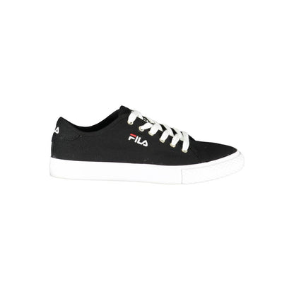 Black Polyester Sneaker