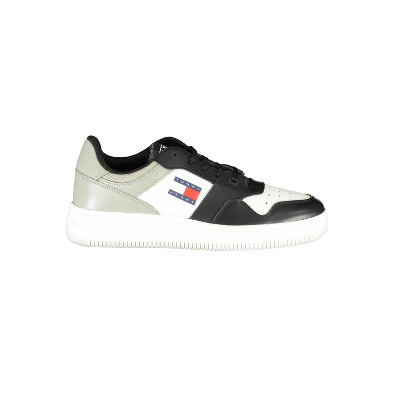 Black Polyester Sneaker-Tommy Hilfiger-LabelTerrace.com