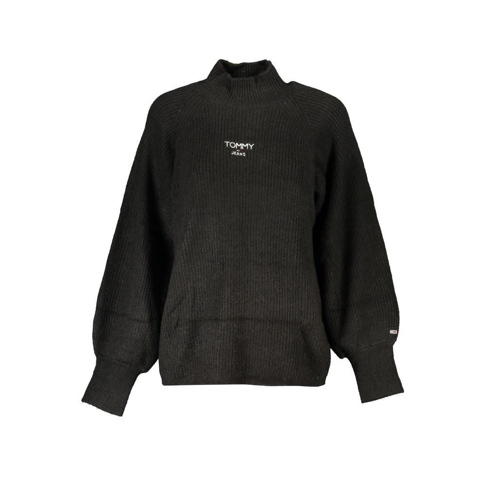 Black Polyester Sweater-Tommy Hilfiger-LabelTerrace.com