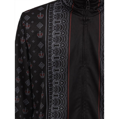 Black Polyester Sweatshirt