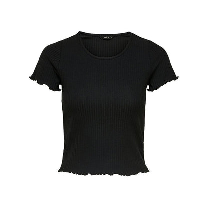 Black Polyester T-Shirt