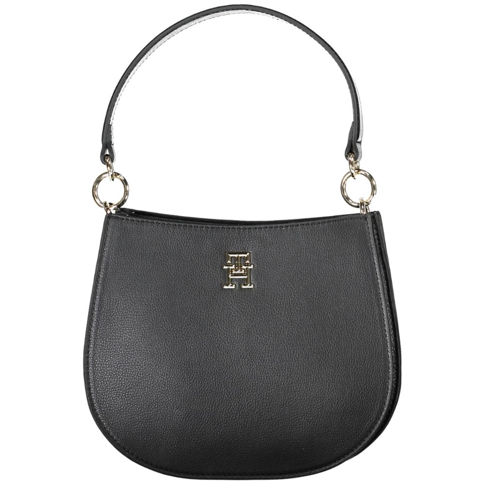 Black Polyester Women Handbag-Tommy Hilfiger-LabelTerrace.com