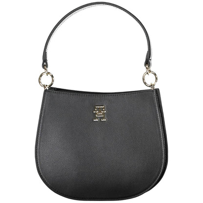 Black Polyester Women Handbag-Tommy Hilfiger-LabelTerrace.com