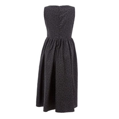 Black Polyethylene Casual Dress