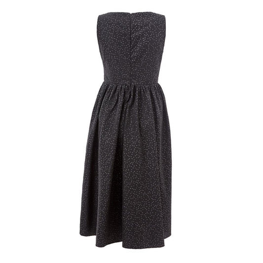 Black Polyethylene Casual Dress