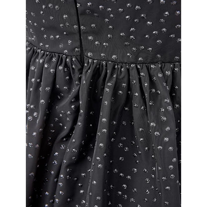 Black Polyethylene Casual Dress