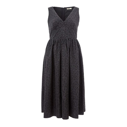 Black Polyethylene Casual Dress