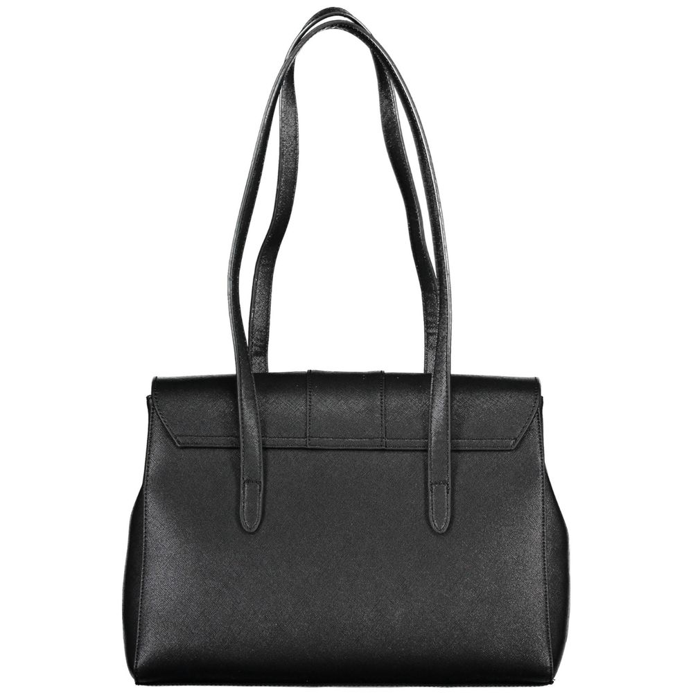 Black Polyethylene Handbag-Mario Valentino-LabelTerrace.com