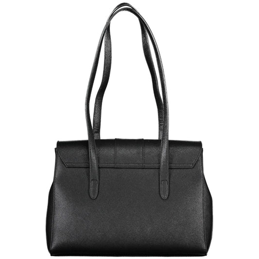 Black Polyethylene Handbag-Mario Valentino-LabelTerrace.com