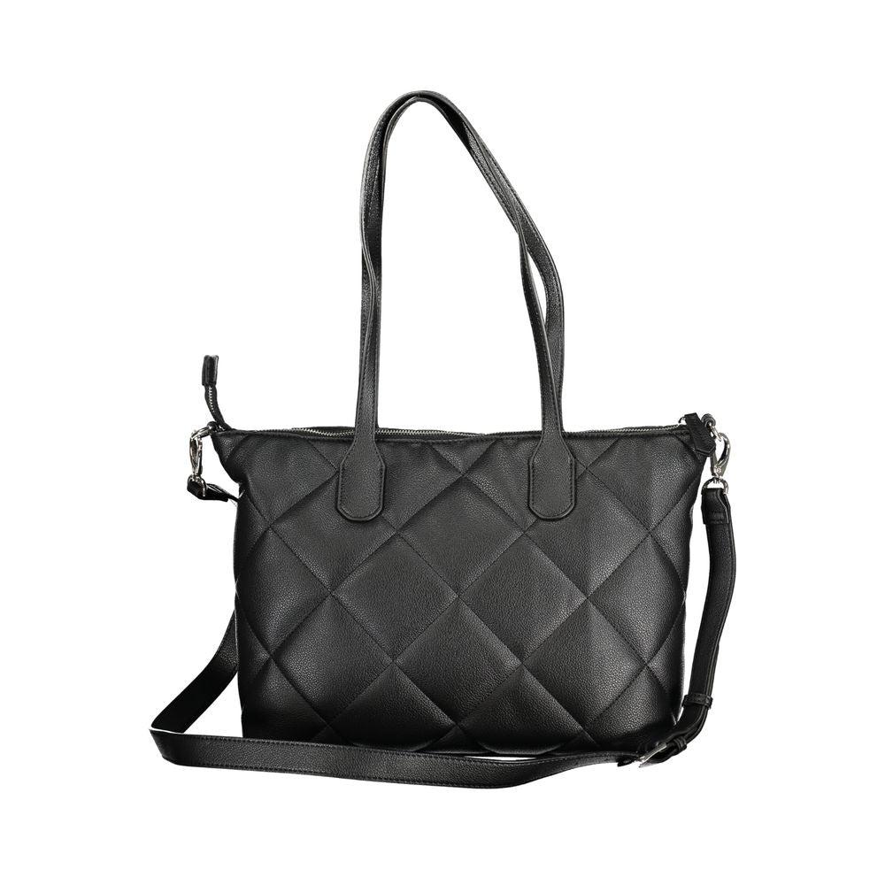 Black Polyethylene Handbag-Mario Valentino-LabelTerrace.com
