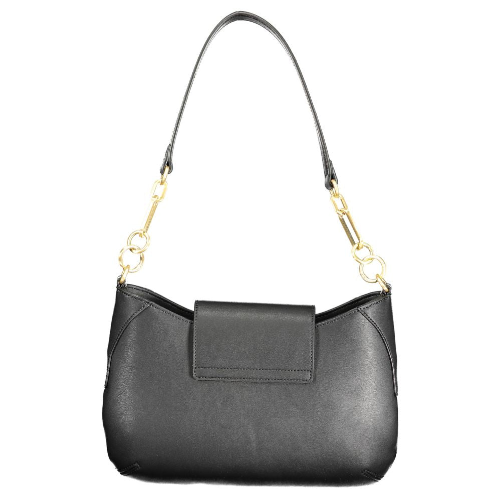 Black Polyethylene Handbag-Mario Valentino-LabelTerrace.com