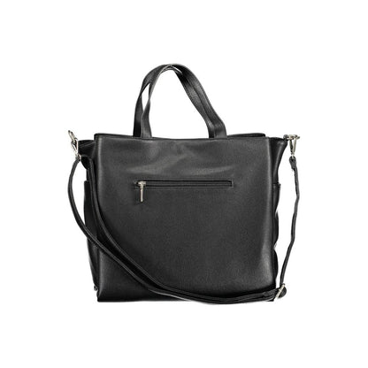 Black Polyethylene Handbag-BYBLOS-LabelTerrace.com