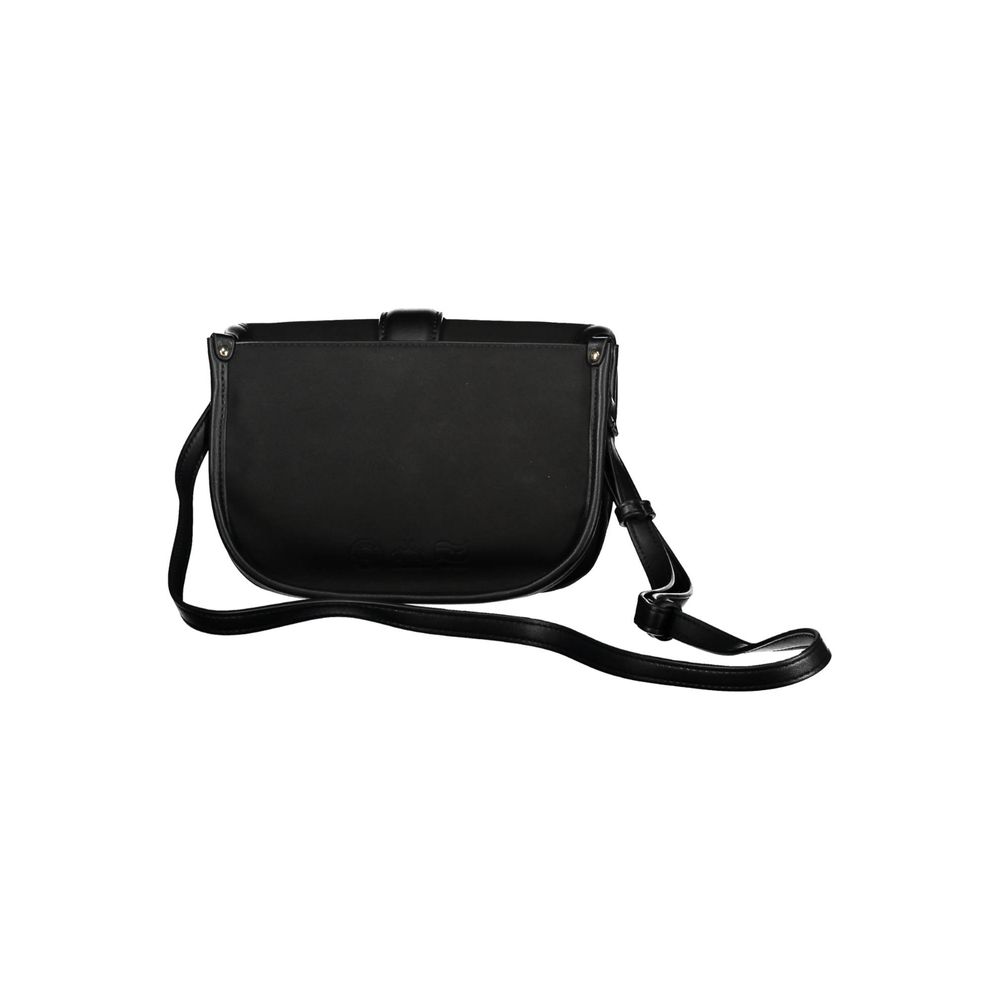 Black Polyethylene Handbag-La Martina-LabelTerrace.com