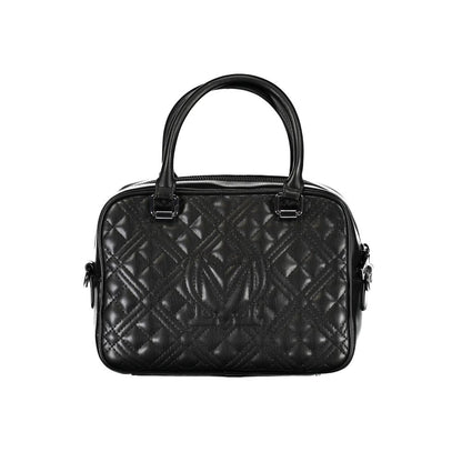 Black Polyethylene Handbag-Love Moschino-LabelTerrace.com