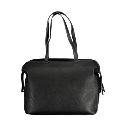 Black Polyethylene Handbag-Mario Valentino-LabelTerrace.com