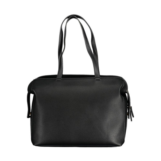 Black Polyethylene Handbag-Mario Valentino-LabelTerrace.com