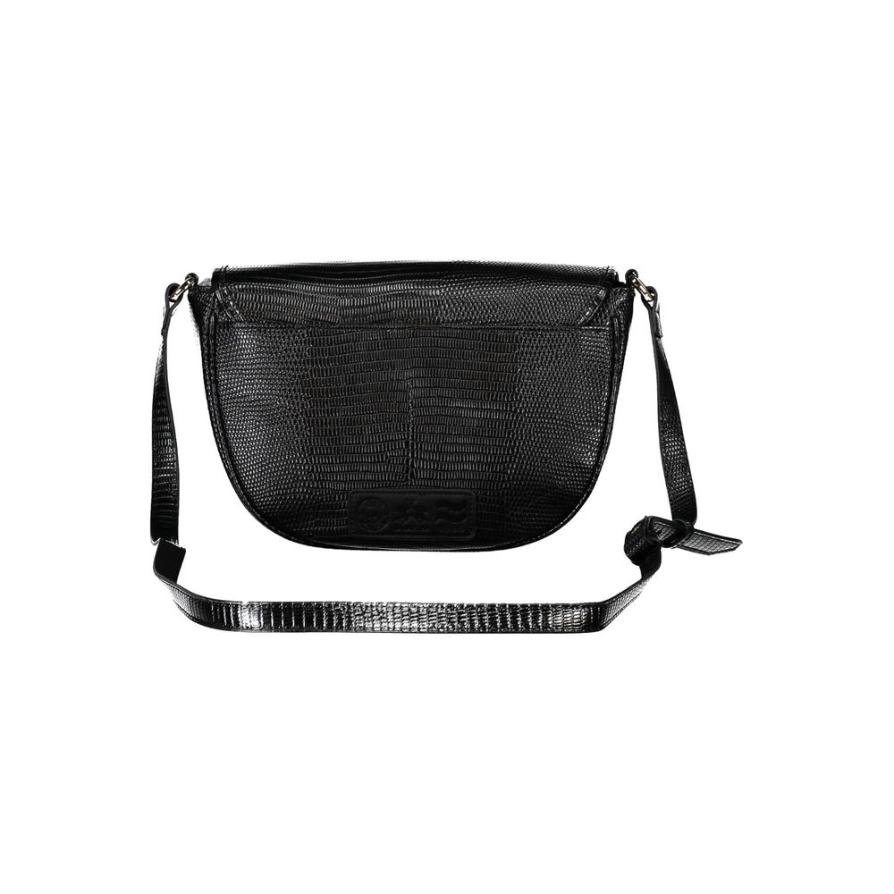 Black Polyethylene Handbag-La Martina-LabelTerrace.com