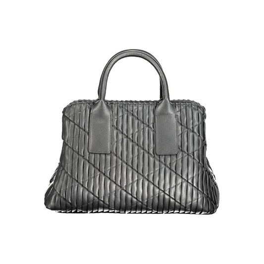 Black Polyethylene Handbag-Mario Valentino-LabelTerrace.com