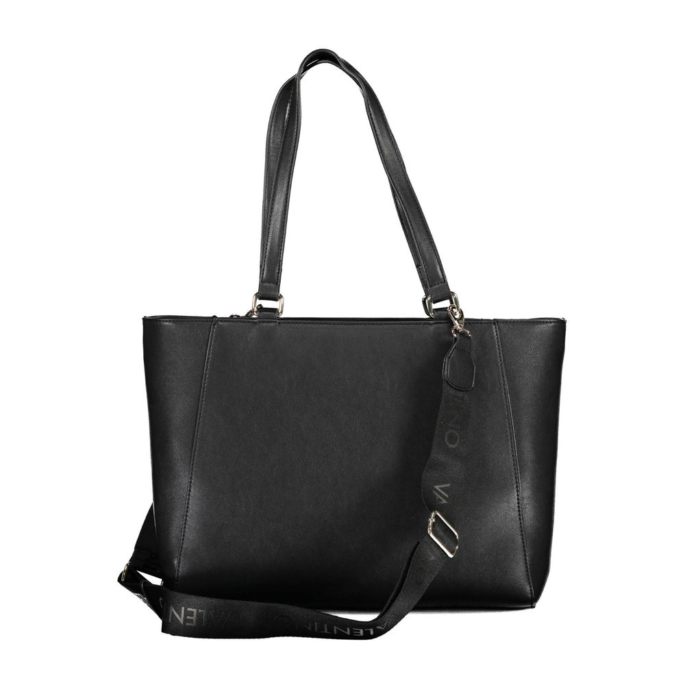 Black Polyethylene Handbag-Mario Valentino-LabelTerrace.com