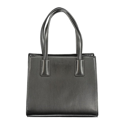 Black Polyethylene Handbag-Mario Valentino-LabelTerrace.com