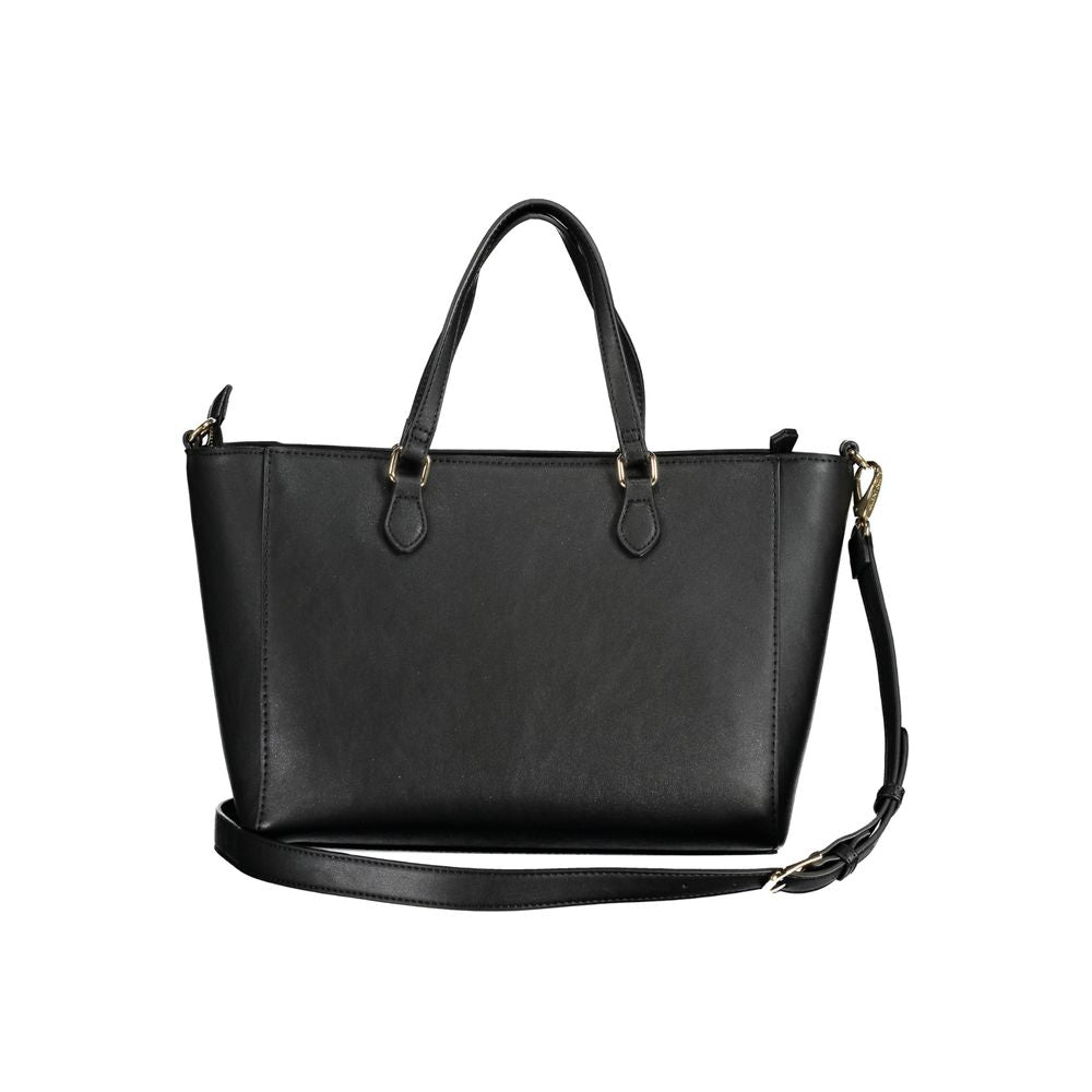 Black Polyethylene Handbag-Mario Valentino-LabelTerrace.com