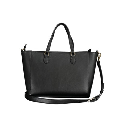 Black Polyethylene Handbag-Mario Valentino-LabelTerrace.com