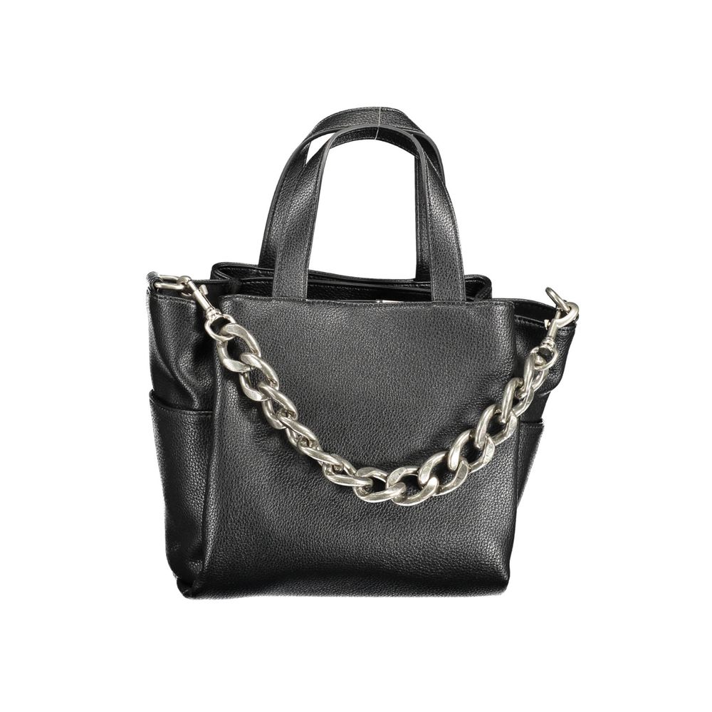 Black Polyethylene Handbag-BYBLOS-LabelTerrace.com