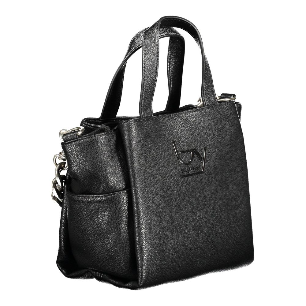 Black Polyethylene Handbag-BYBLOS-LabelTerrace.com