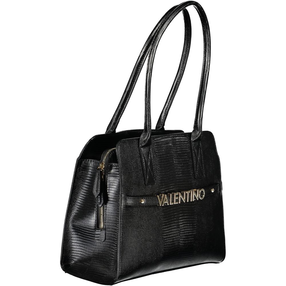 Black Polyethylene Handbag-Mario Valentino-LabelTerrace.com