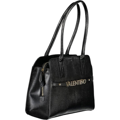 Black Polyethylene Handbag-Mario Valentino-LabelTerrace.com