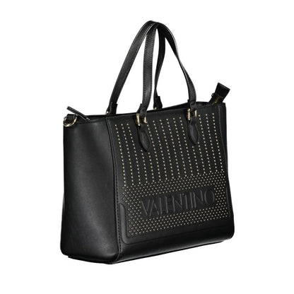 Black Polyethylene Handbag-Mario Valentino-LabelTerrace.com
