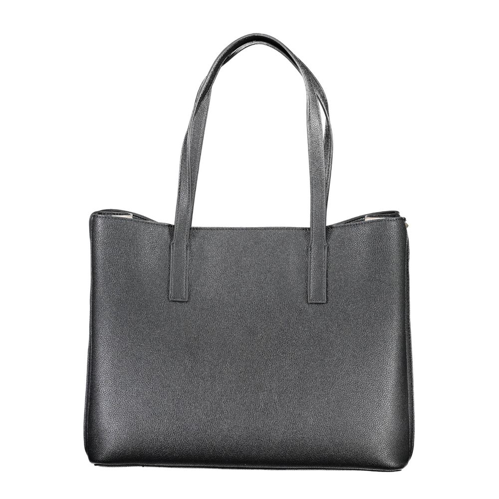 Black Polyethylene Handbag-Guess Jeans-LabelTerrace.com