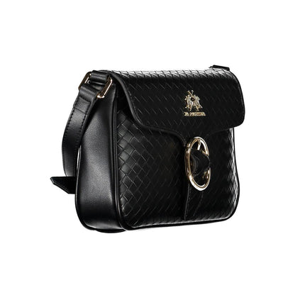 Black Polyethylene Handbag-La Martina-LabelTerrace.com