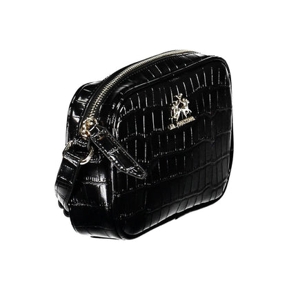 Black Polyethylene Handbag-La Martina-LabelTerrace.com