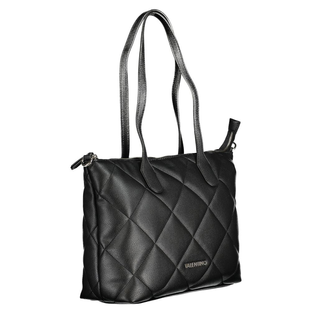 Black Polyethylene Handbag-Mario Valentino-LabelTerrace.com