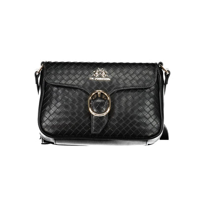 Black Polyethylene Handbag-La Martina-LabelTerrace.com