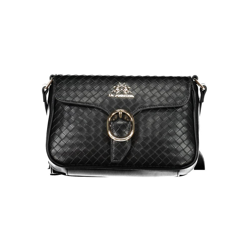 Black Polyethylene Handbag-La Martina-LabelTerrace.com